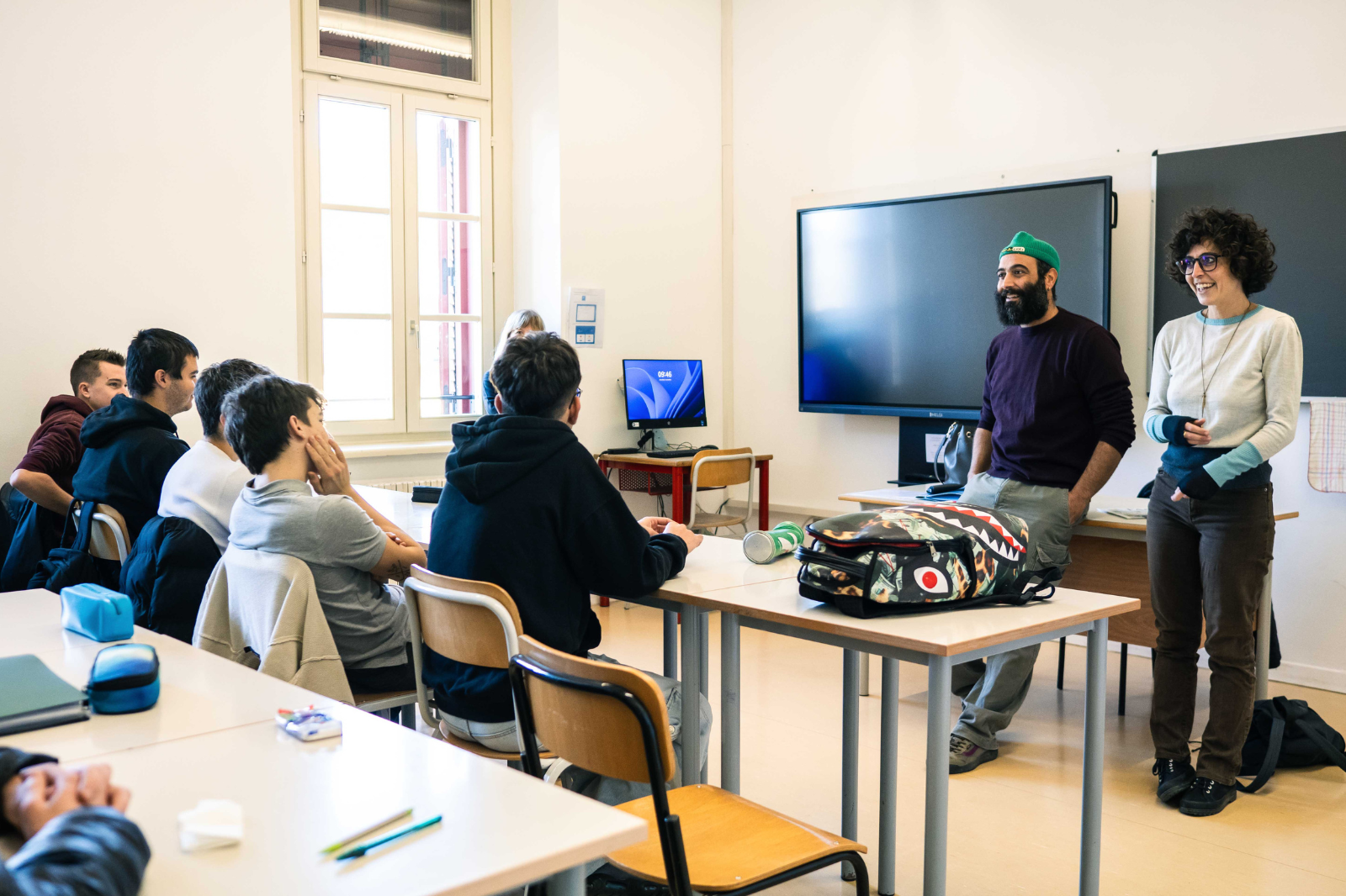 Laboratorio teatrale con gli studenti dell'Istituto Marie Curie di Pergine