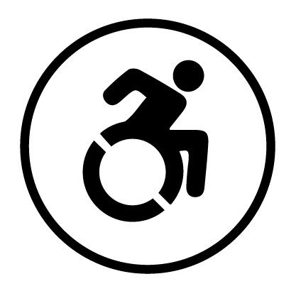 Luogo accessibile a persona con disabilità motoria