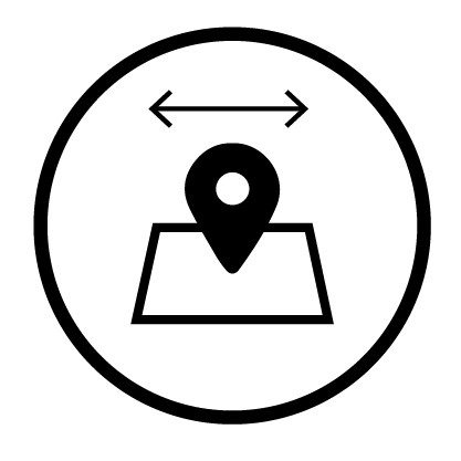 Icona servizio mappatura spazio