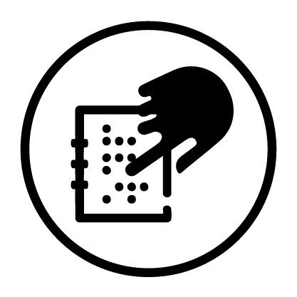 Evento con descrizione in braille